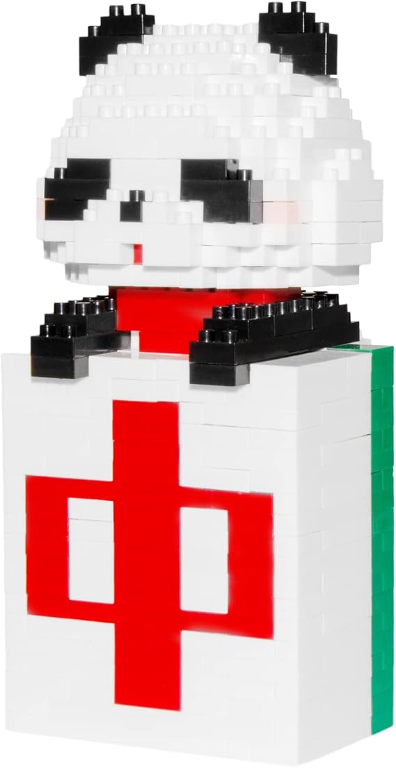 Larcele 496 Pcs Zhong Panda Cute Micro Building Blocks Gift Kids 8+ KLJM-09