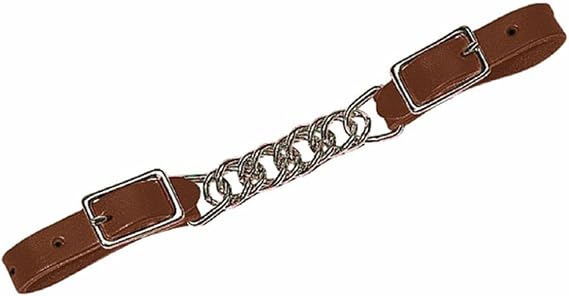 Weaver Leather Horizons シングルフラットリンクチェーンカーブストラップ