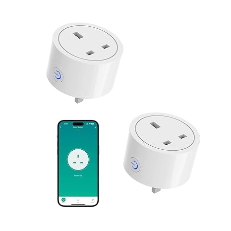 XENON Smart Plug, WiFi Plug, Smart WiFi Socket, SSmart Socket, Alexa Sockett, Compatible with Alexa and Google, No Hub Required, 2 Packs