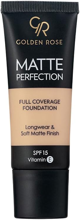 Golden Rose Matte Perfection Foundation - Natural 04 - Yoğun Kapatıcı Mat Fondöten