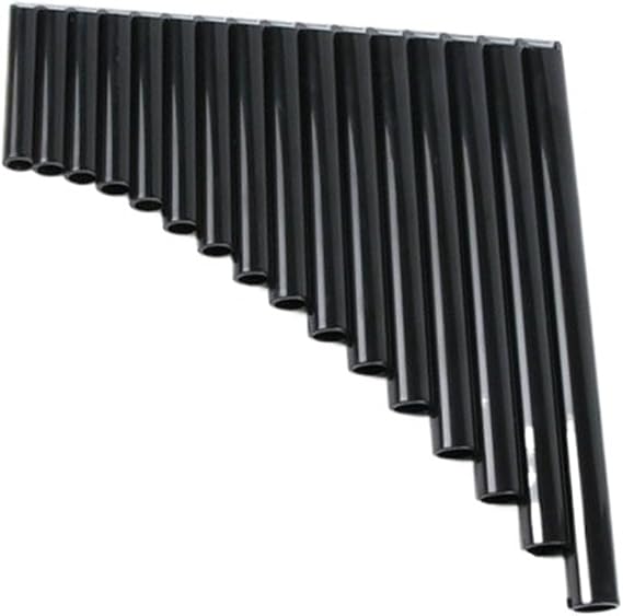 pan flute for beginners 18-pipe Panpipe Alto C Key Panpipe Instrument Panpipe Teaching Performance (Color : Black)