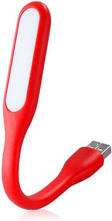 Microcase Esnek USB PC Notebook Led Lamba Aydınlatma - AL2488 KIRMIZI RENK