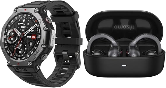Amazfit T-Rex 3 Outdoor Smartwatch 48mm Orange + OWS Bluetooth 5.3 Headphones