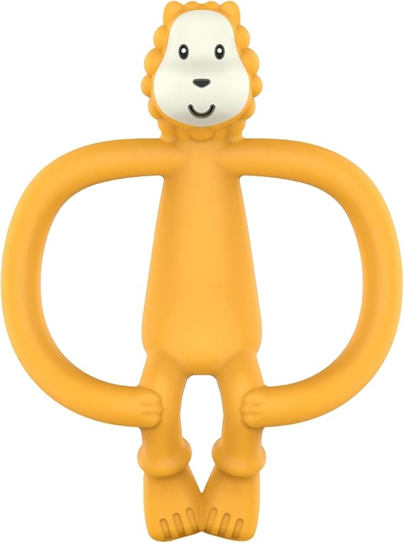 Matchstick Monkey Animal Teether with Gel Applicator, Ludo Lion