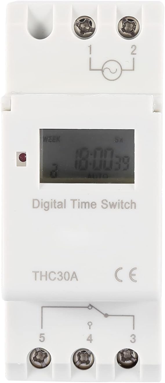 Timer Programmable Digital Timer LED Display AC DC 12 24 110 220 V for Timer Applications