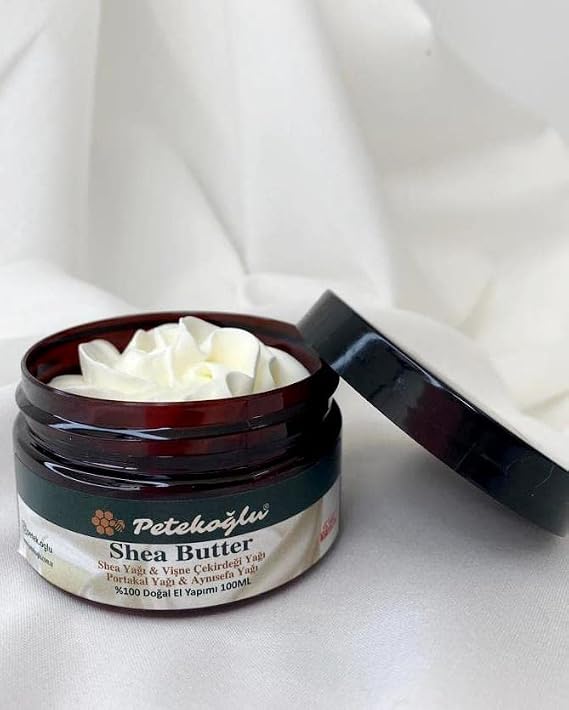 Petekoğlu El Yapımı 100ML Shea Yağı Butter Vişne Çekirdeği Portakal Aynısefa Yağı