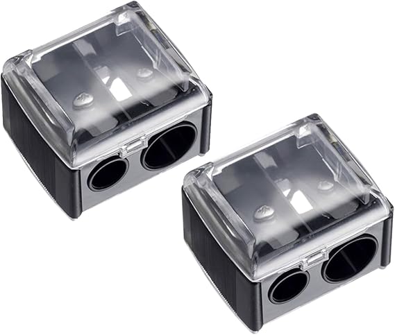 2PCS Makeup Sharpener,Lip Liner Sharpene,Eyeliner Sharpener