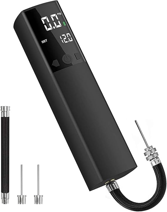 Pumteck Electric Smart Ball Pump,Portable Fast Inflation with Digital Gauge
