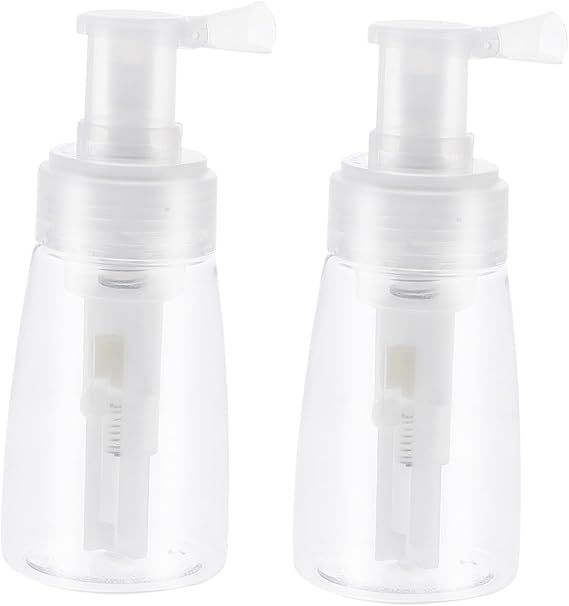 Nolitoy スプレー容器 粉末用スプレーボトル 内部チューブ設計 理髪店 家庭用 美容ケア用 2個