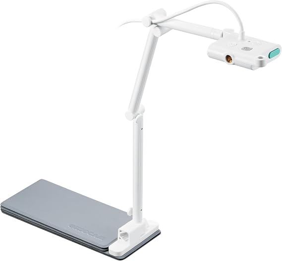OKIOCAM S-4K USB Visualiser for Teachers with OKIOPoint Smart Visual Pointer, for Classrooms and Distance Learning, works with Windows, Mac, Chromebooks, Portable Visualiser