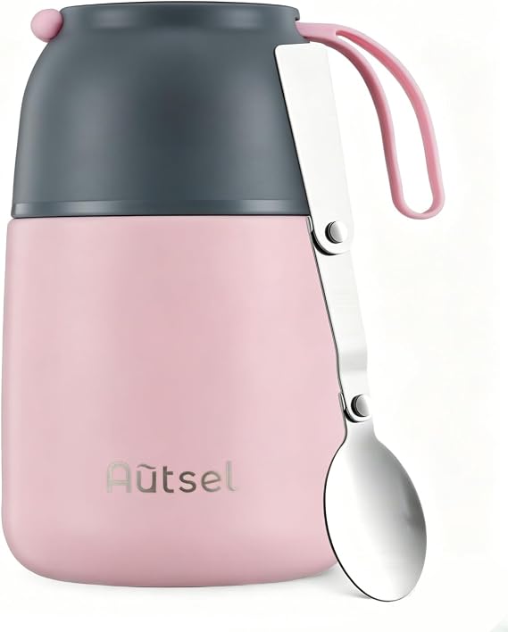 500ml Food Flasks for Hot/Cold Food, Stainless Steel soup flask