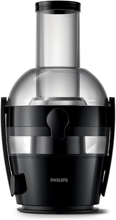 Philips Juicer Viva Collection, 800W, 2L, QuickClean, Drip Stop, Black