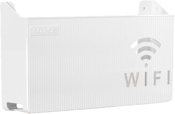 Wall Mount Router Storage Box, Decorative Router Hider Rack Floating Wifi Box for Home
