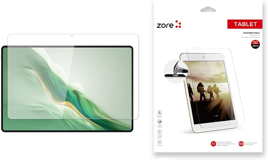 Zore Honor ile uyumlu Magic Pad 2 12.3 Tablet Temperli Cam Ekran Koruyucu Şeffaf
