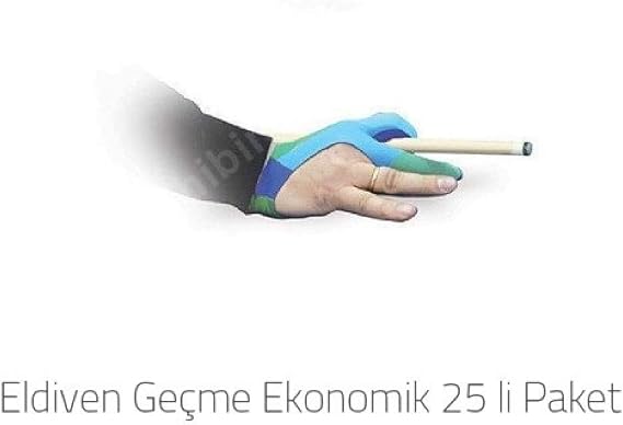 LEYATON-Bilardo Eldiveni Geçme Ekonomik 25 Li Paket