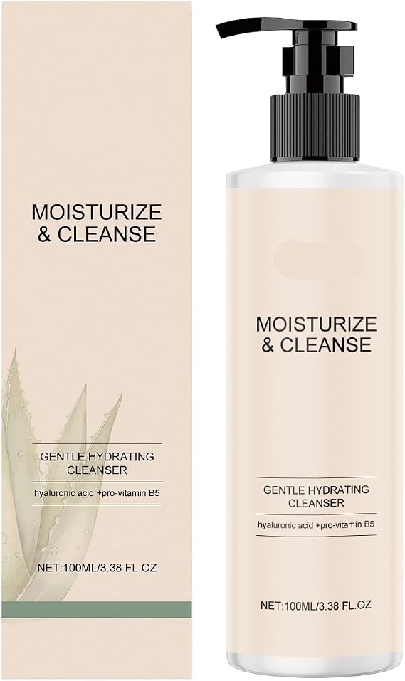 Gentle Hydrating Facial Cleanser - Moisturizing & Skin Nourishing, Deeply Cleanse & Lock In Moisture For All Skin Types(1PCS)