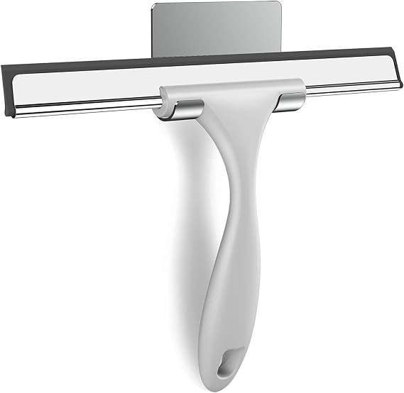 SetSail Shower Squeegee for Glass Doors, 25cm, Grey