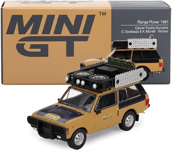 MINI GT MGT01144-L - LAN. Rove. Rank. Rove. C.Swoboda & K.Mentel Winner Trophy Sumatra 1981 - Scale 1/87 1/64 - Model Car