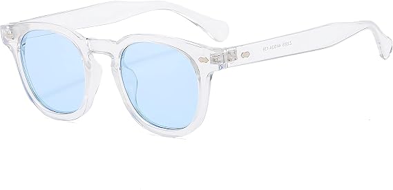 Long Keeper Retro Round Sunglasses Mens Womens Vintage Circle Sunglasses Small Unisex Vintage Round Sun Glasses Classic Trendy Shades UV400 Protection