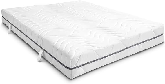 Smart Mattress, Height 18 cm, Hardness H2+H3, 7 Zones with Air Memory Foam (140 x 200 cm)