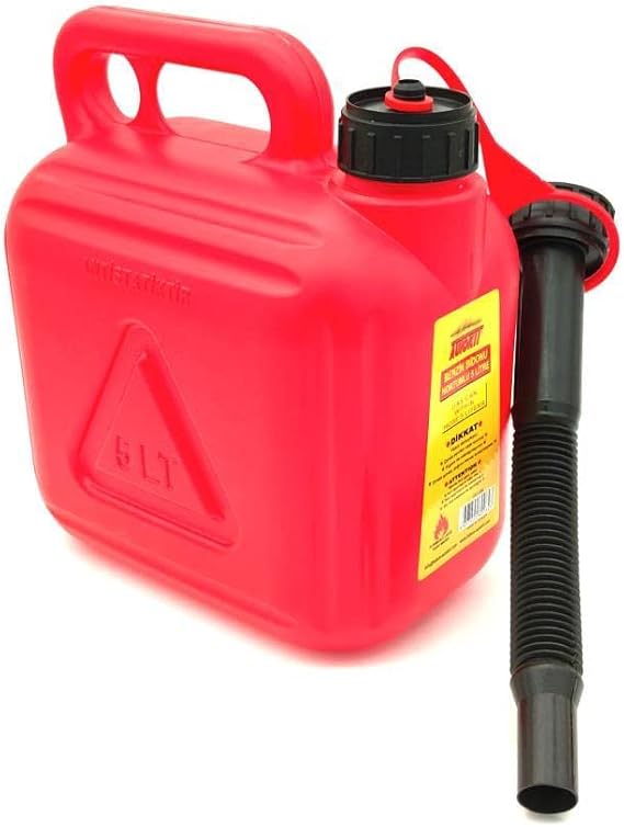 Autokit Benzin Bidonu 5 Litre Hortumlu