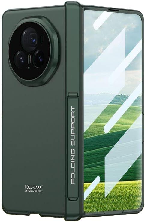 COQUE Case for Honor Magic V3 Case,Shell Protective Film Integrated Hinged Folding All-inclusive Shell,Folding Phone Cover for Honor Magic V3-Green