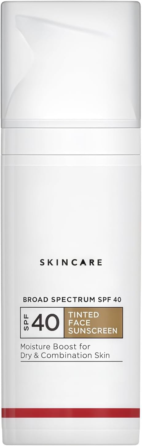 Tinted Sunscreen for Face, Daily Face Sunscreen with Broad Spectrum Protection, Skin Care Tinted Moisturizer with SPF
