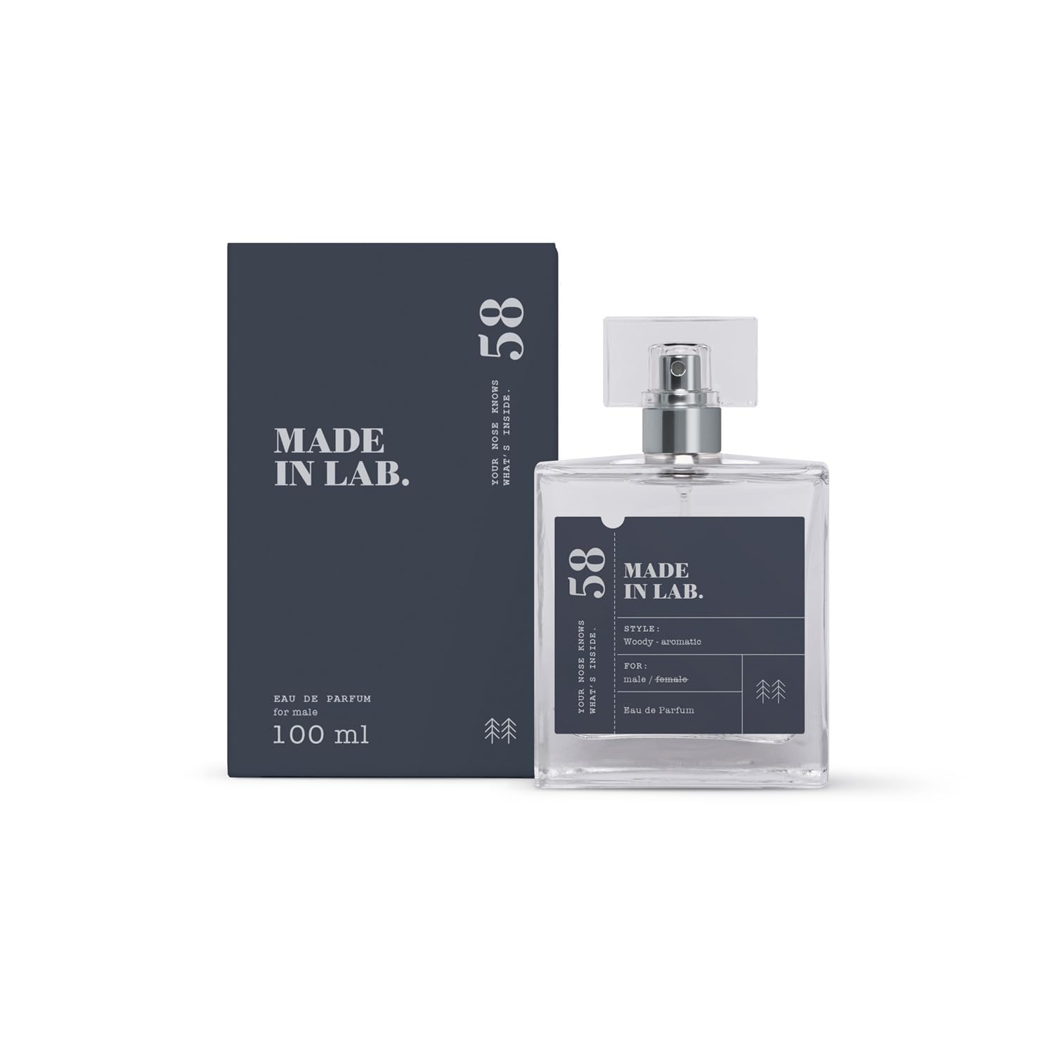 MADE IN LAB. 58 Perfume for Men Eau De Parfum 100 ml