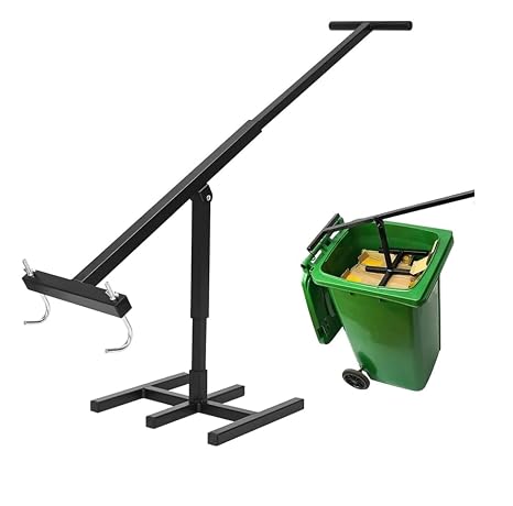 Wheelie Bin Compactor Manual Rubbish Press General Waste Compactor - 240L, Posted Same Day,