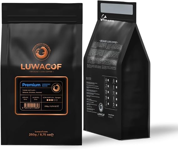 Luwacof Premium Espresso Blend Kahve (Çekirdek) 250 Gr
