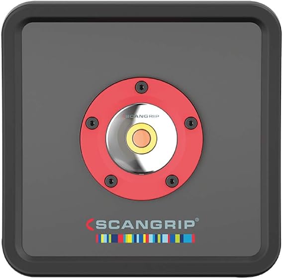 Scangrip MultiMatch R - Powerful and Handy Lighting Solution for Painting Industry, 1,200 Lumen LED Work Light