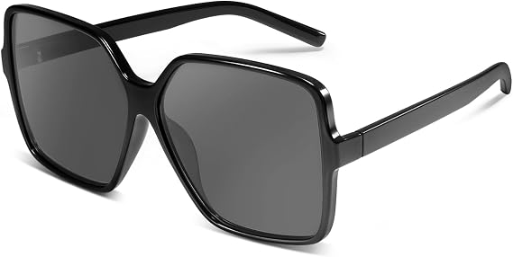 Dollger Oversized Square Sunglasses for Women Men Retro Ladies Sunglasses Designer Fashion Shades UV Protection