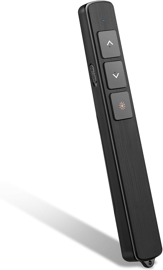 Kinizuxi Presentation Clicker for PowerPoint Remote with Lanyard,100M Wireless Presenter Remote PPT PowerPoint Clicker,2.4GHz Presentation Pointer Slide Advancer for Mac Computer Laptop