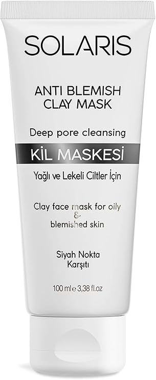 Solaris Kil Maskesi Yağlı ve Lekeli Ciltler İçin 100 ml