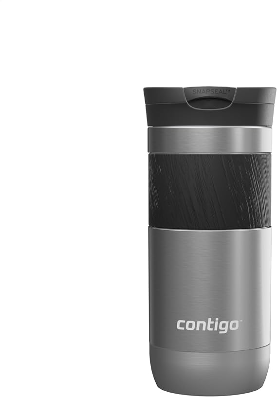 Contigo Byron SNAPSEAL Thermal Cup, Stainless Steel, 7 h Hot, 470 ml
