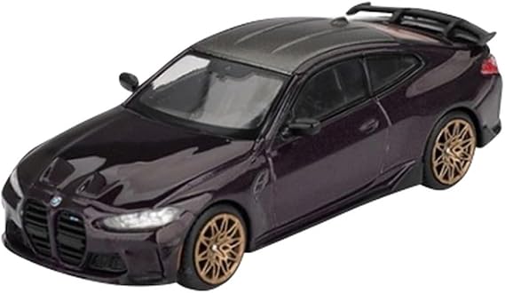 Mini GT Die-Cast BMW M4 M-Performance (G82) Daytona Violet, 1/64 Ölçekli Model Araba