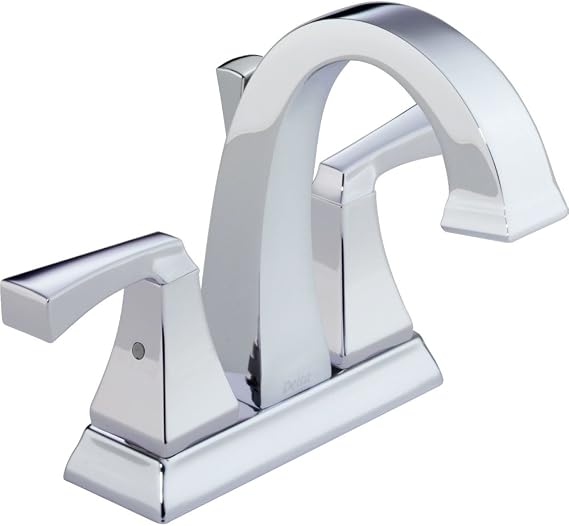 Delta Faucet 2551-MPU-DST Dryden İki Saplı Merkez Seti Banyo Musluğu, Krom