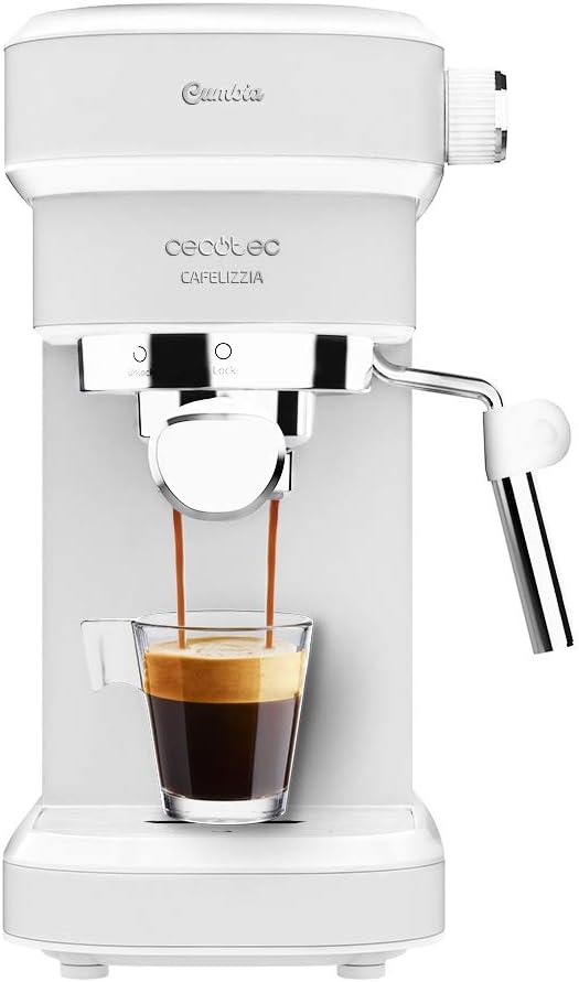 Cecotec Cafelizzia 790 White Express Coffee Machine. Fast Heating System, 20 Bars, Auto Mode for 1 and 2 Coffees, Steamer Steamer, 1.2 Litre Tank Title