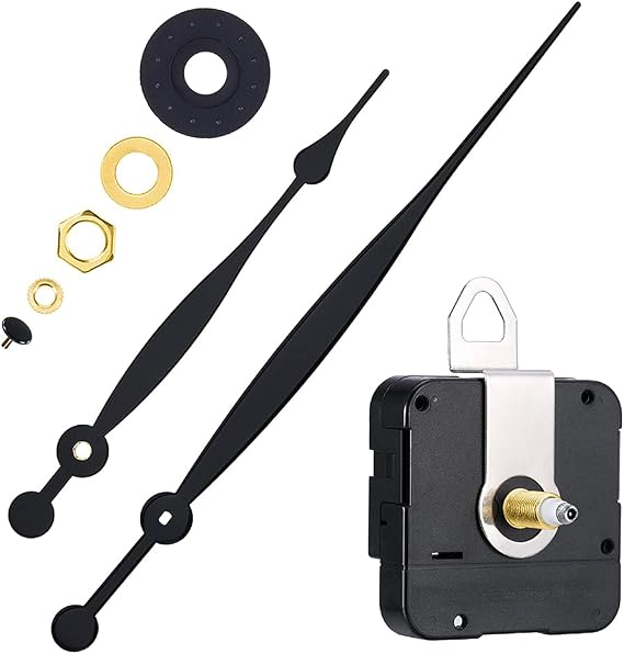 High Torque Wall Clock Quartz Movement Mechanism With 8 Inch Long Han Mechanism