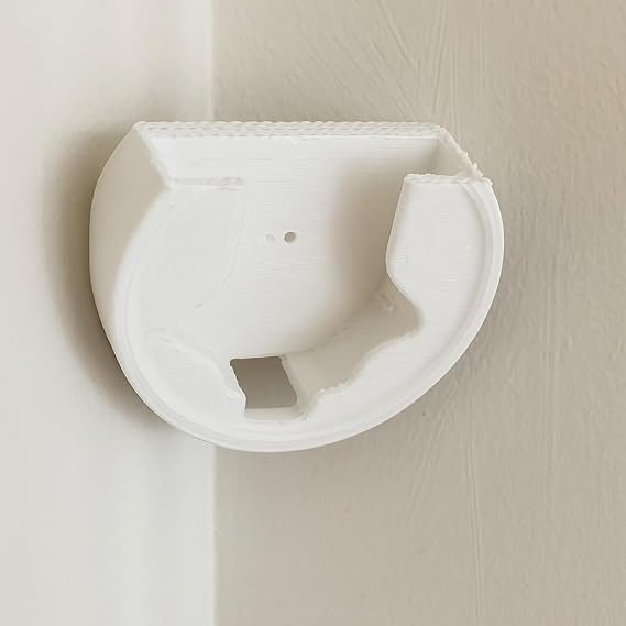 Corner Wall Mount Holder Bracket w/Screws for Aqara FP2 Smart Sensor, Color: White