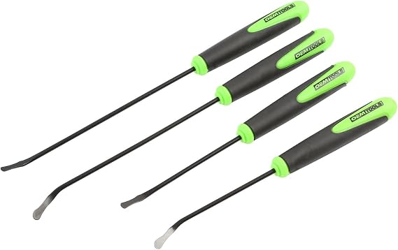 OEMTOOLS 25429 O-Ring and Seal Removal Pick Set, Short & Long Spoon Type Hose and O-Ring Removal Set with 4 Contoured Automotive Picks for Seals, Bushings, Hoses and O-Rings
