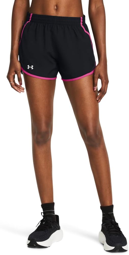Under Armour Ua Fly By - Pantalones cortos de 3 pulgadas para mujer