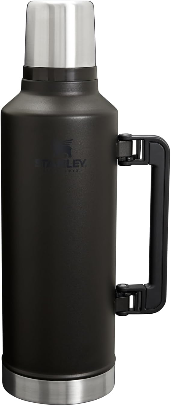 Stanley Legendary Classic Bottle, 2.5 Qt, Black, 2.0