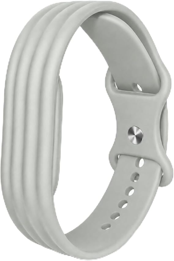 Google Fitbit Air対応シリコンバンド、スクリーンレスフィットネストラッカー用のソフトで調節可能な交換用ストラップ、耐汗性軽量ループリストバンド レディース メンズ