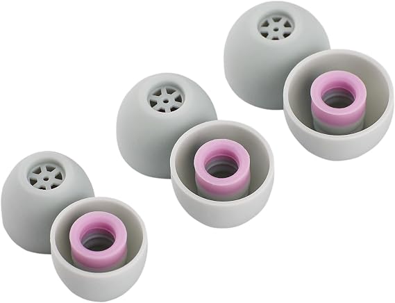 Linsoul Kiwi Ears Flex Anti-earwax IEM Ear Tips, 3 Pairs, S/M/L Size