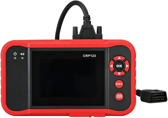 Car Diagnostic Tool CRP123 Code Reader Car Diagnostic Scanner Tool for OBD2 EOBD & CAN. Engine ABS SRS Test Engine Code Reader Car Diagnostic Tool Car Code Scanner Color : Red, Size : One Size