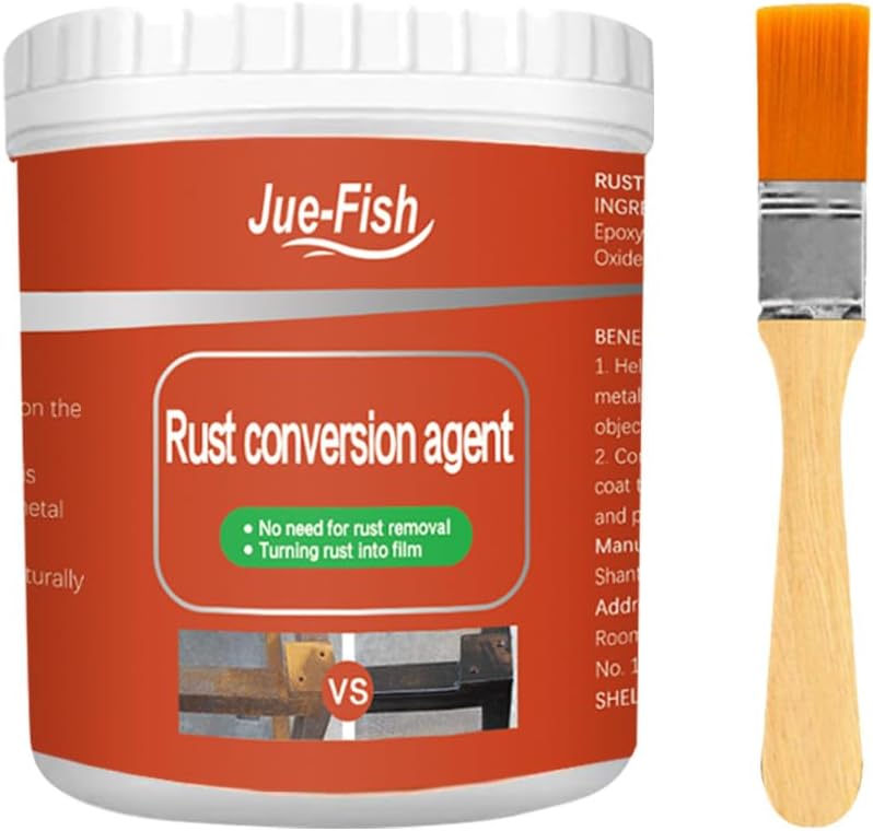 Multi-Purpose Rust Remover, 3.5 oz 100/300 g, Metal Rust Remover, Strong Rust Conversion Primer Set, Rust Conversion Paint, Rust Conversion Paint, Paint Can, Paint, Water-based, Rust Converter, Rust