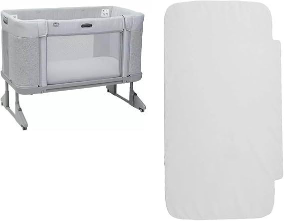 Chicco Next2Me Forever Mattress, Original & Official Replacement for Next2Me Forever Co-Sleeping Cot, Removable and Washable Cover, White, 06087039000930