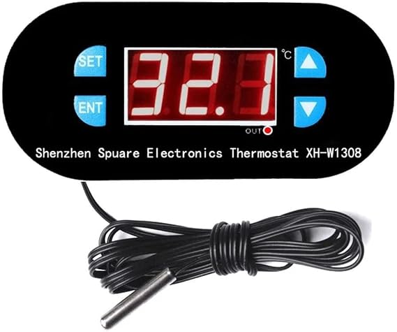 SANEC Röle Çıkışlı Dijital Termostat 12V Sıcaklık Kontrol Cihazı XH-W1308