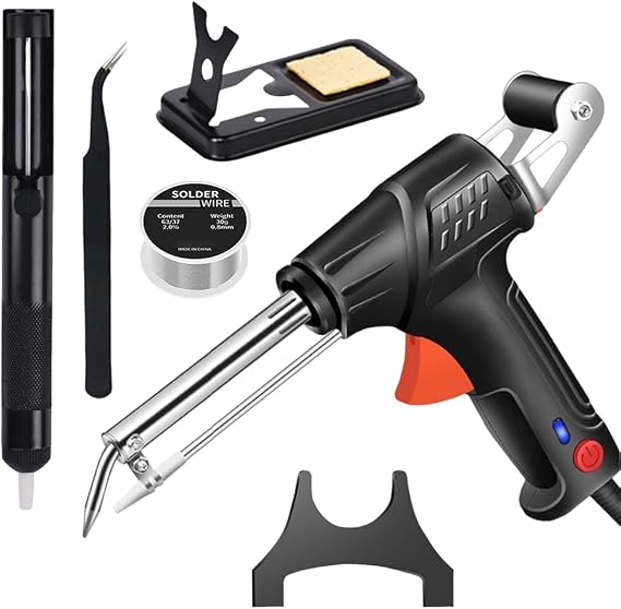 Laser Welding Machine, Internally Heated Industrial Laser Welder, 60W Multifunctional Welding Gun Set, Welding Gun for Metal with Welding Wire, Handheld Welder for Weldings